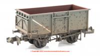 377-227G Graham Farish BR 16T Steel Mineral Wagon number B161899 in BR Grey livery with Top Flap Doors and weathered finish